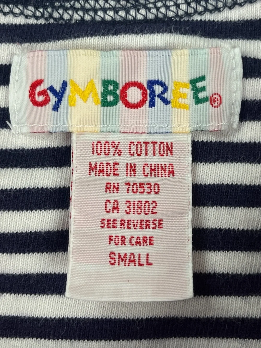 Gymboree 2000s Rainbow Tag Hearts Applique Tank Vintage Dress, Small